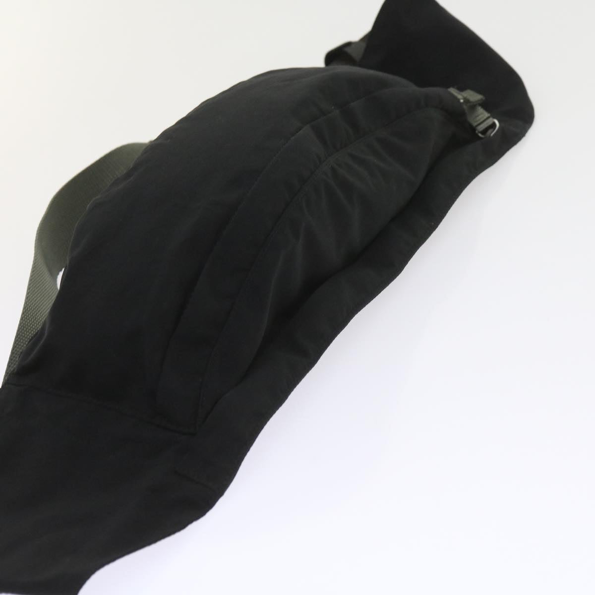PRADA Waist bag Nylon Black Auth ar10707