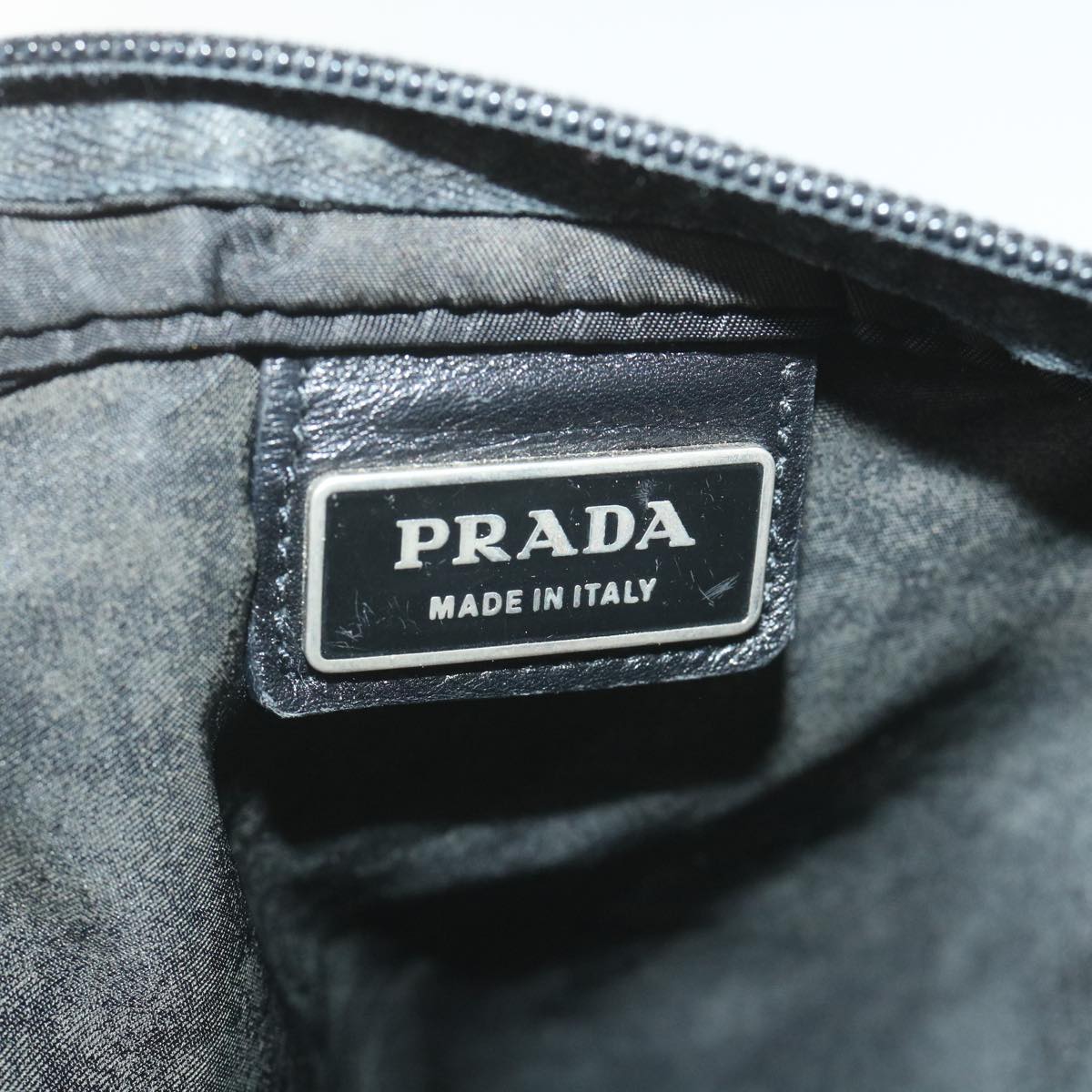 PRADA Shoulder Bag Nylon Black Auth ar10709