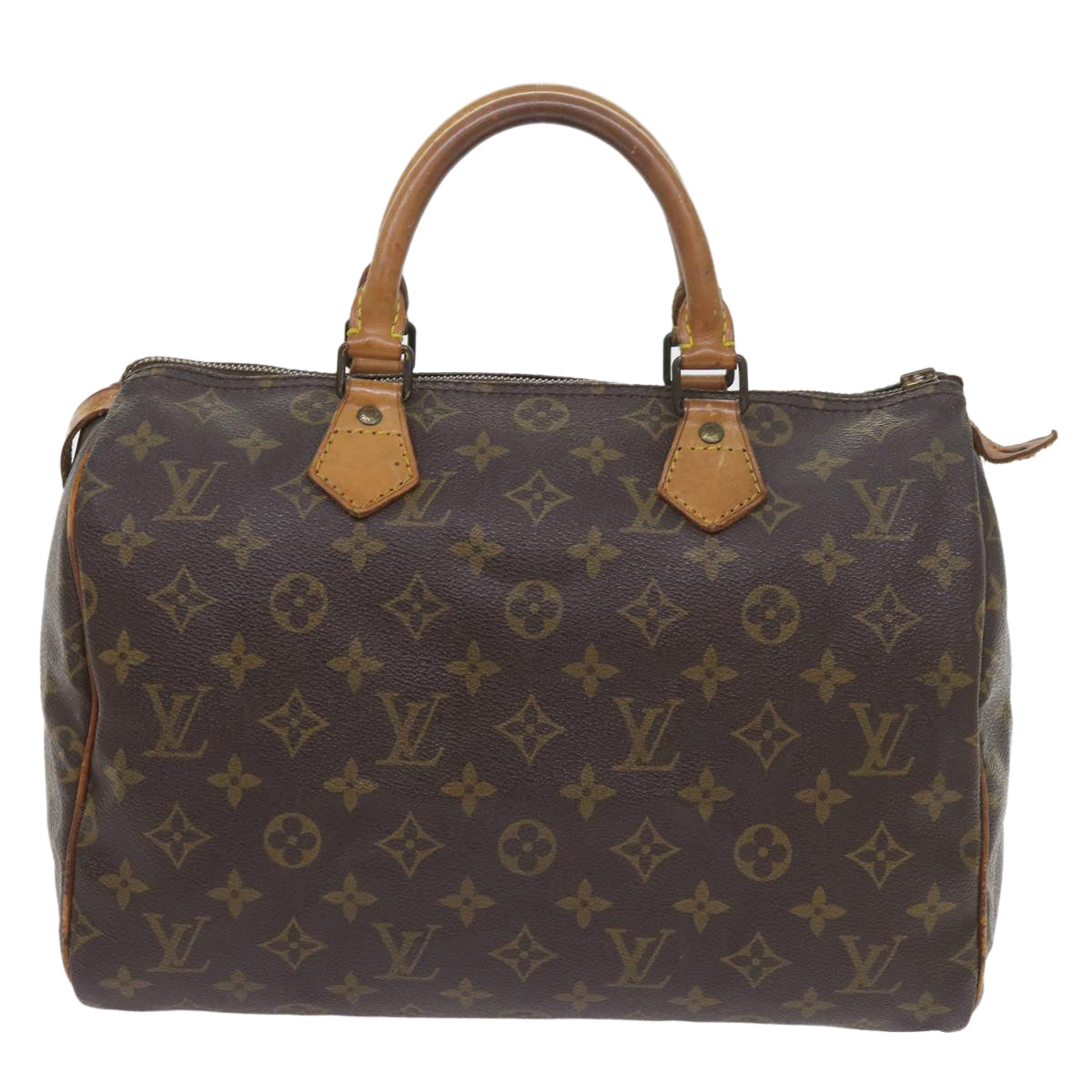 LOUIS VUITTON Monogram Speedy 30 Hand Bag M41526 LV Auth ar10710