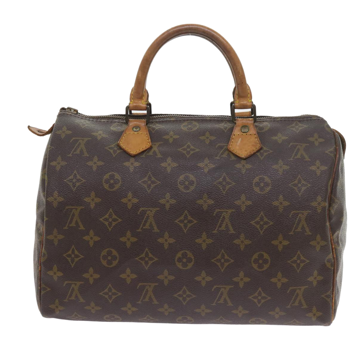 LOUIS VUITTON Monogram Speedy 30 Hand Bag M41526 LV Auth ar10710