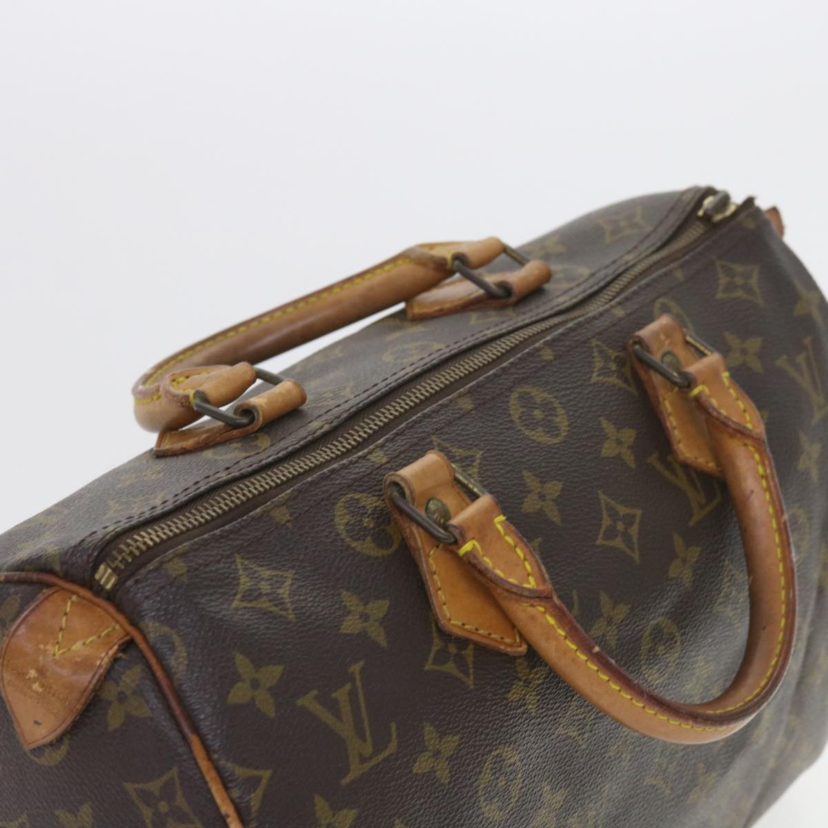 LOUIS VUITTON Monogram Speedy 30 Hand Bag M41526 LV Auth ar10710