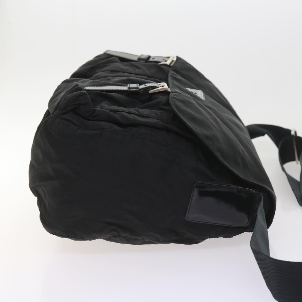 PRADA Shoulder Bag Nylon Black Auth ar10712