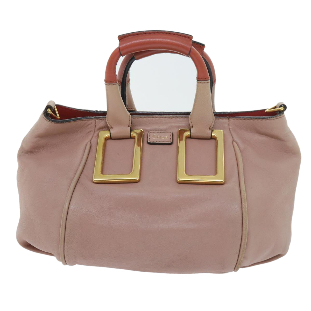 Chloe Etel Hand Bag Leather 2way Pink 04 12 50 65 Auth ar10714 - 0