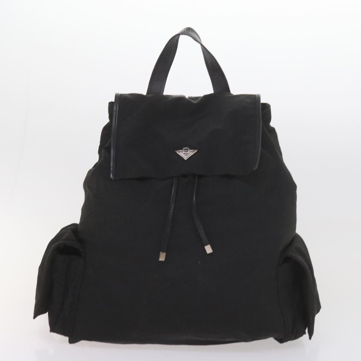 BOTTEGA VENETA Hand Bag Backpack Nylon 3Set Black Brown Auth ar10740 - 0