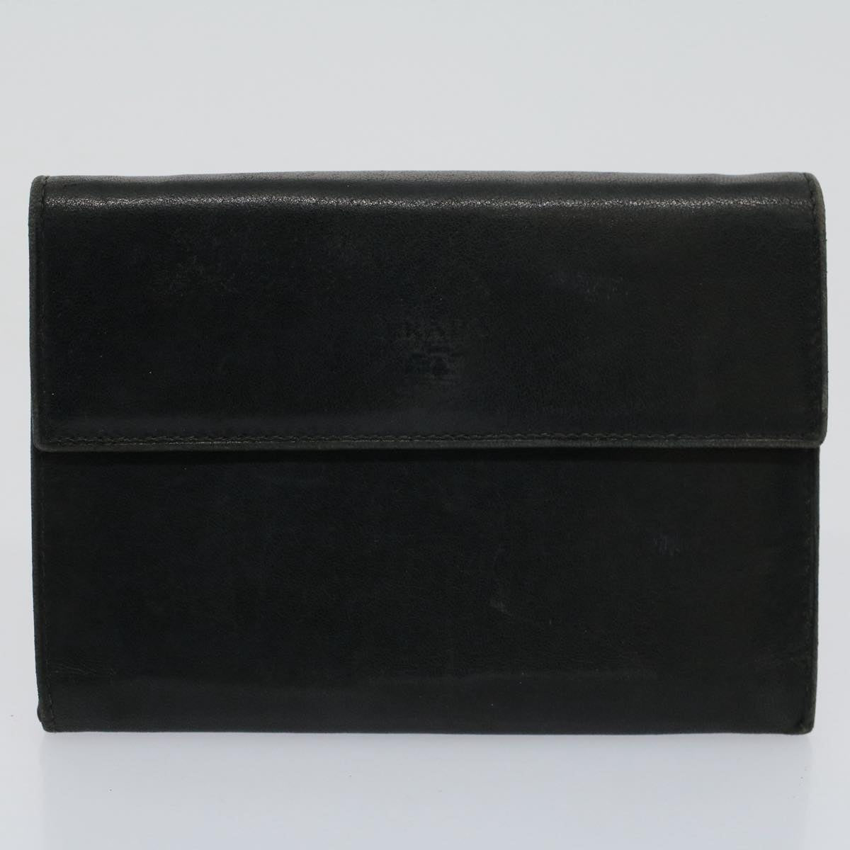 PRADA Wallet Nylon Leather 8Set Brown Black White Auth ar10752 - 0