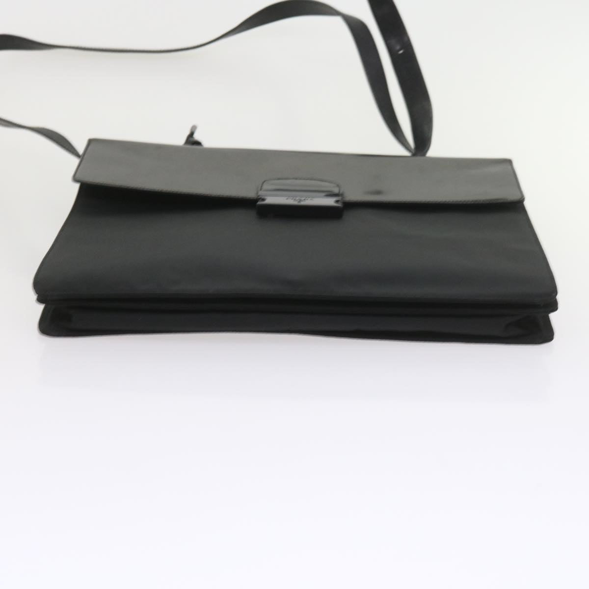 PRADA Shoulder Bag Nylon Black Auth ar10768