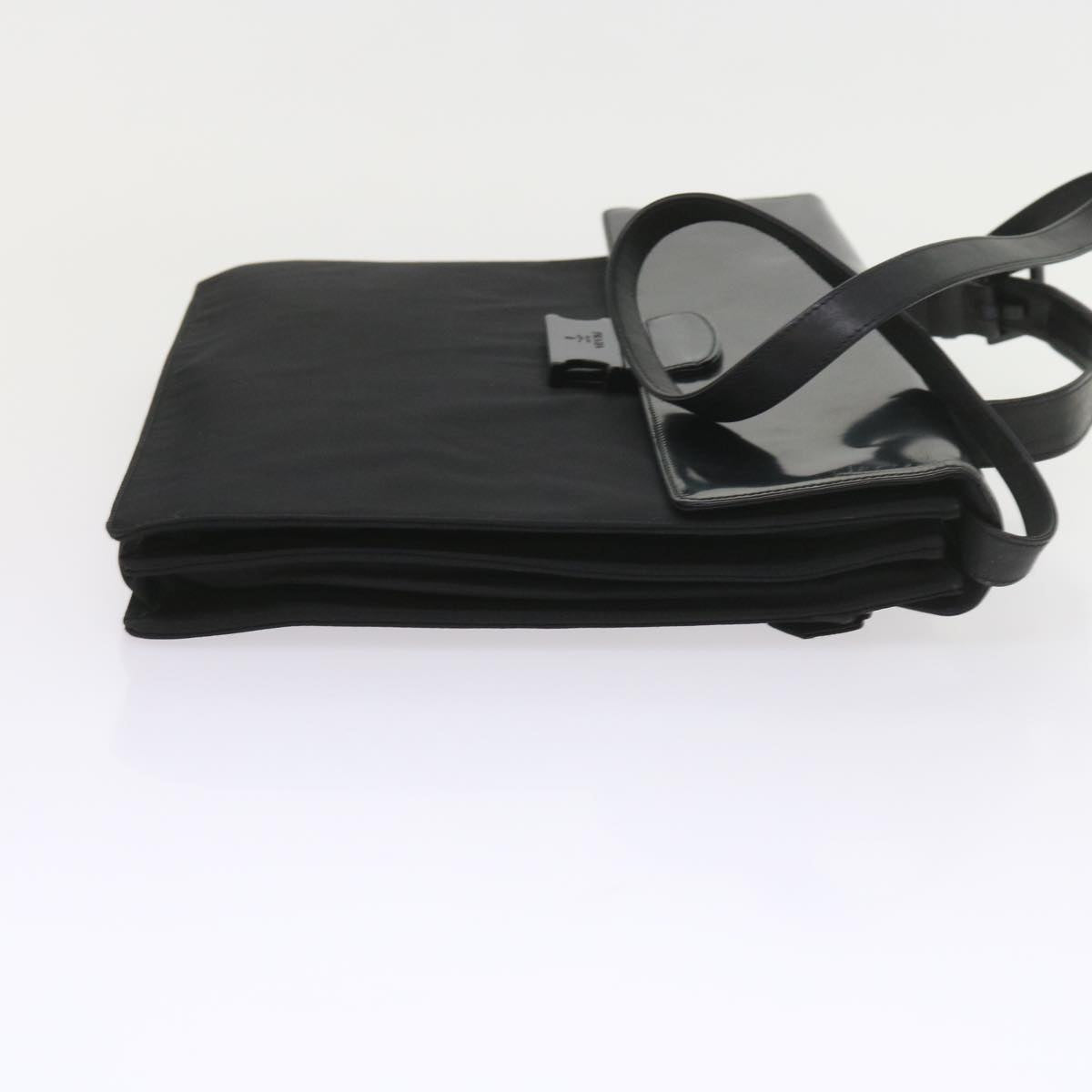 PRADA Shoulder Bag Nylon Black Auth ar10768