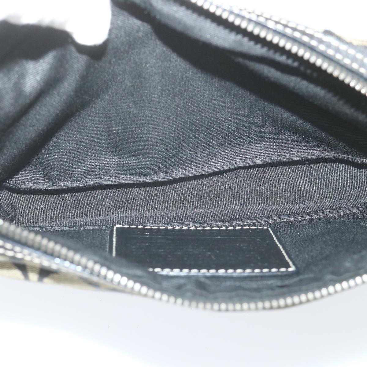 Coach Signature Shoulder Bag Canvas 5Set Beige Black Brown Auth ar10796