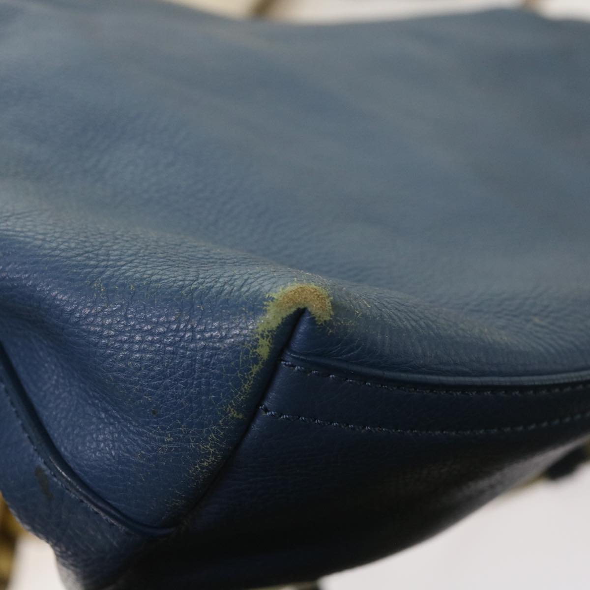 Coach Signature Shoulder Bag Canvas Leather 5Set Navy Black beige Auth ar10798
