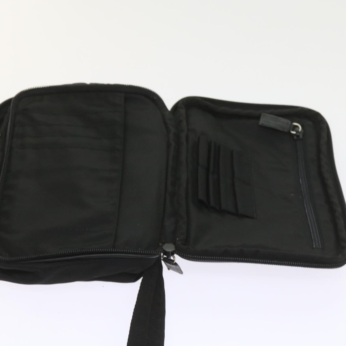 PRADA Shoulder Bag Nylon Black Auth ar10817