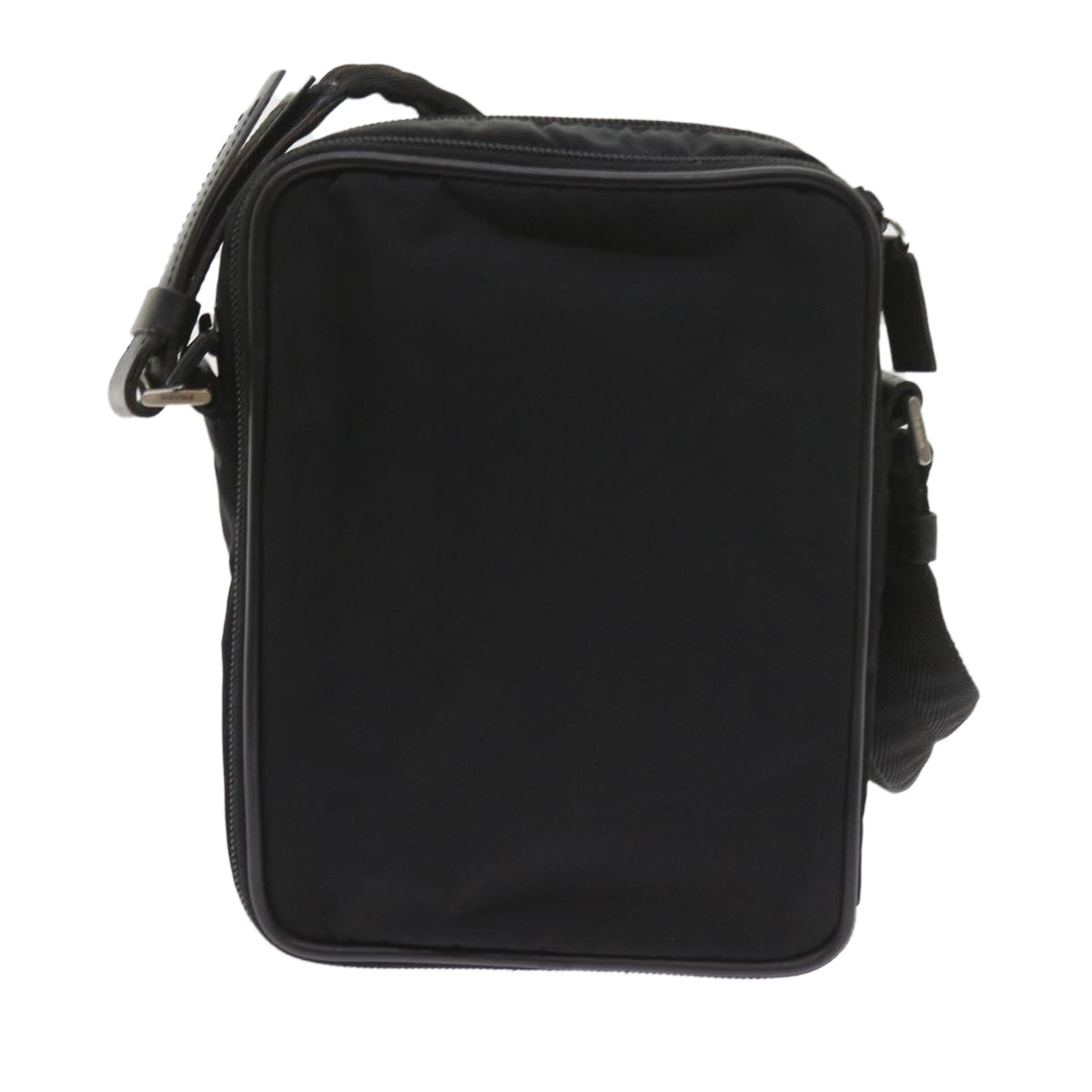 PRADA Shoulder Bag Nylon Black Auth ar10817