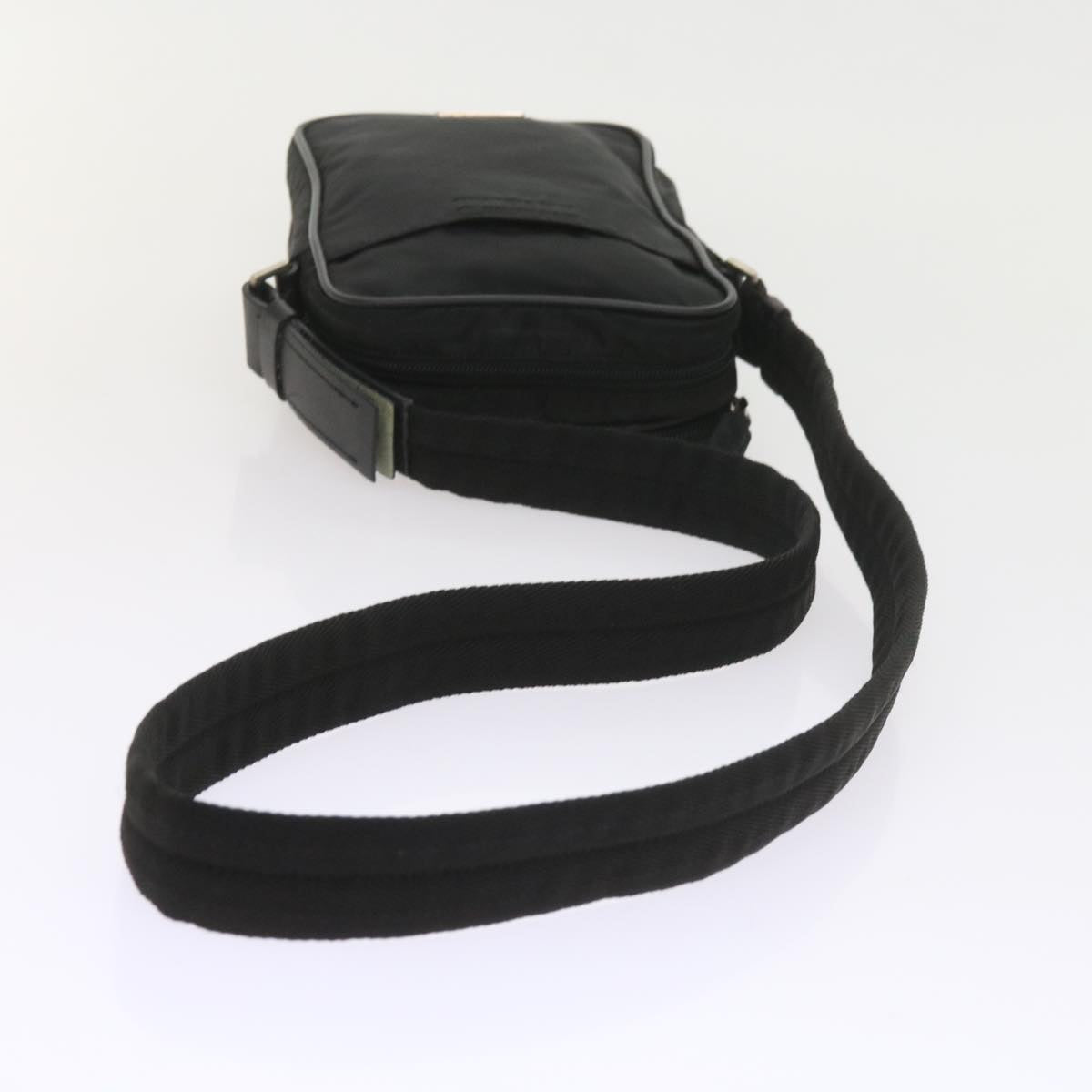 PRADA Shoulder Bag Nylon Black Auth ar10817