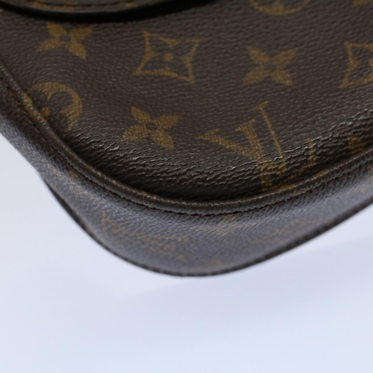 LOUIS VUITTON Monogram Saint Cloud GM Shoulder Bag M51242 LV Auth ar10821B