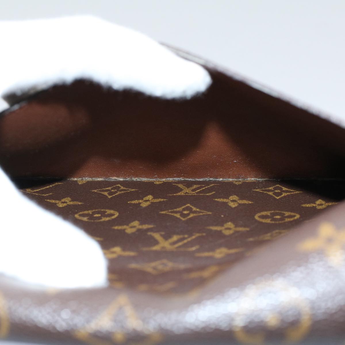 LOUIS VUITTON Monogram Saint Cloud GM Shoulder Bag M51242 LV Auth ar10821B