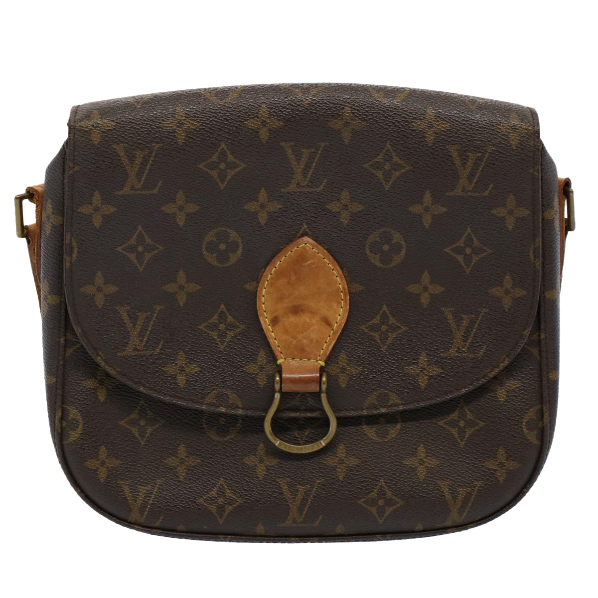 LOUIS VUITTON Monogram Saint Cloud GM Shoulder Bag M51242 LV Auth ar10821B