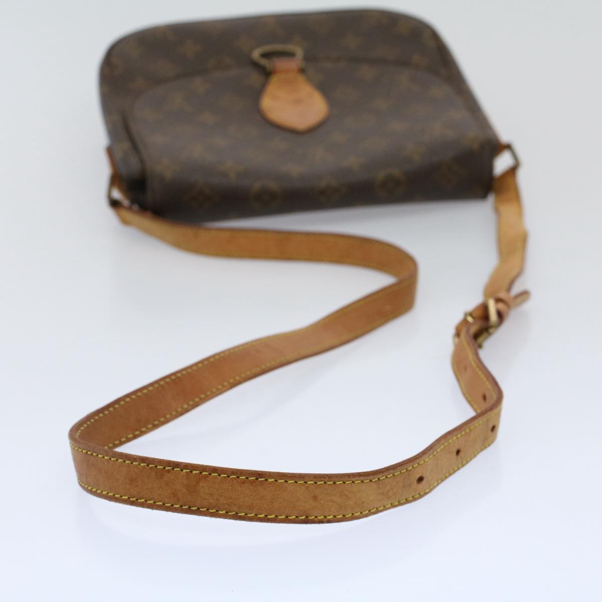 LOUIS VUITTON Monogram Saint Cloud GM Shoulder Bag M51242 LV Auth ar10821B