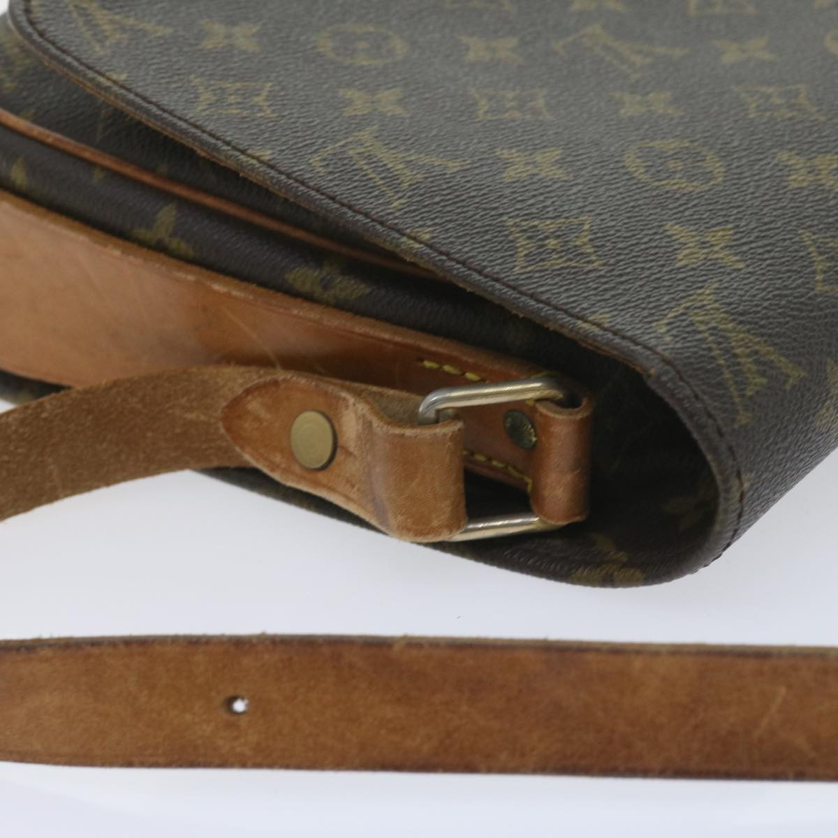 LOUIS VUITTON Monogram Cartouchiere GM Shoulder Bag Vintage M51252 Auth ar10822B