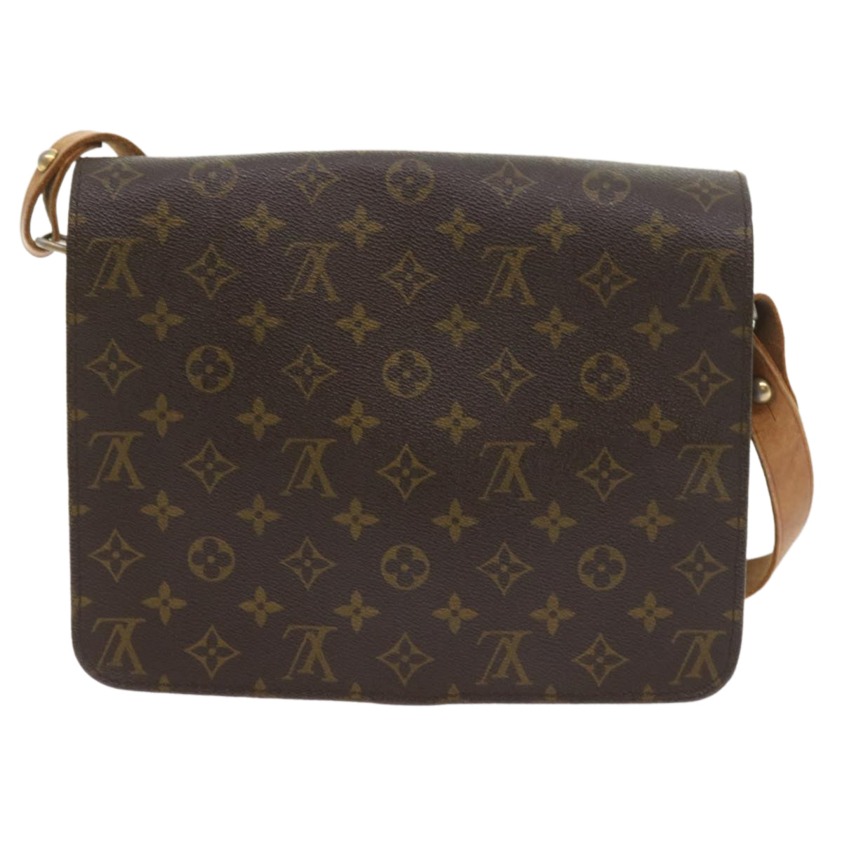 LOUIS VUITTON Monogram Cartouchiere GM Shoulder Bag Vintage M51252 Auth ar10822B - 0