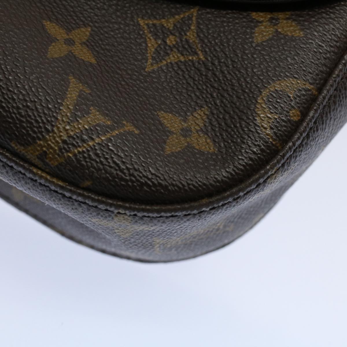 LOUIS VUITTON Monogram Saint Cloud GM Shoulder Bag M51242 LV Auth ar10825B