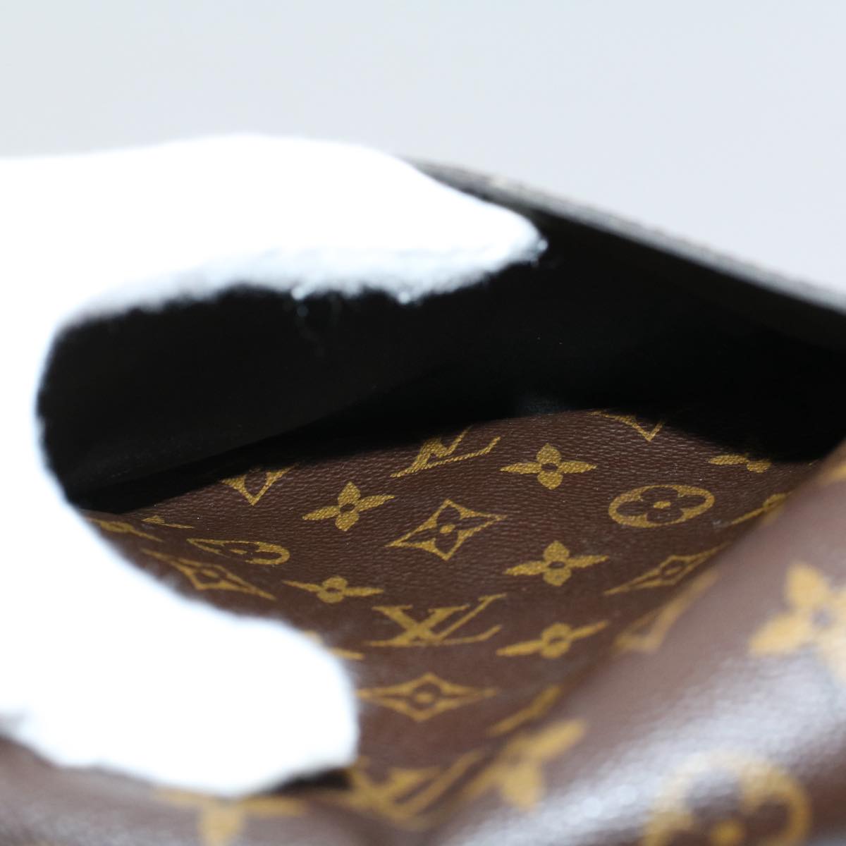 LOUIS VUITTON Monogram Saint Cloud GM Shoulder Bag M51242 LV Auth ar10825B