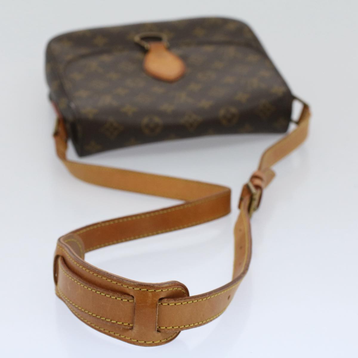 LOUIS VUITTON Monogram Saint Cloud GM Shoulder Bag M51242 LV Auth ar10825B