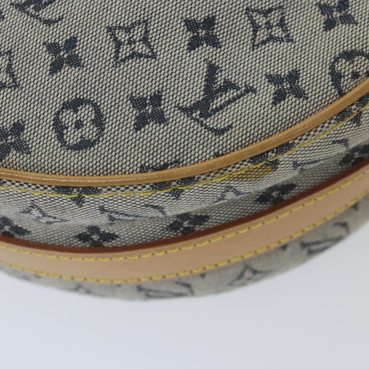 LOUIS VUITTON Monogram Mini Jeanne GM Shoulder Bag Blue M92000 LV Auth ar10834B