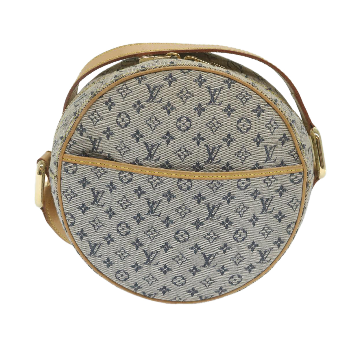 LOUIS VUITTON Monogram Mini Jeanne GM Shoulder Bag Blue M92000 LV Auth ar10834B