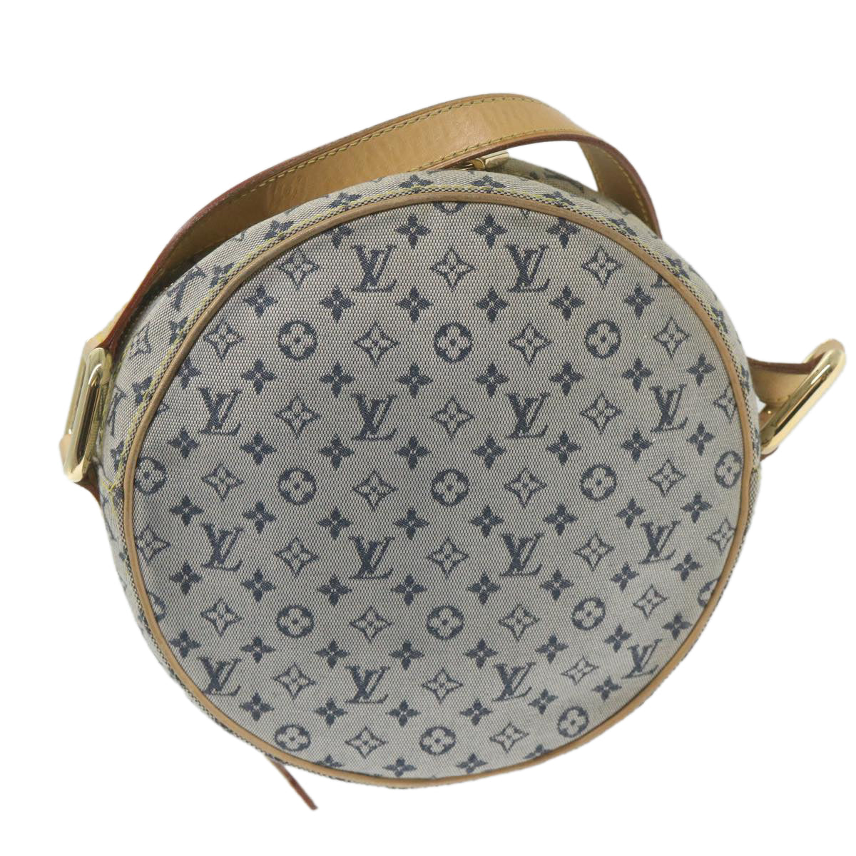 LOUIS VUITTON Monogram Mini Jeanne GM Shoulder Bag Blue M92000 LV Auth ar10834B