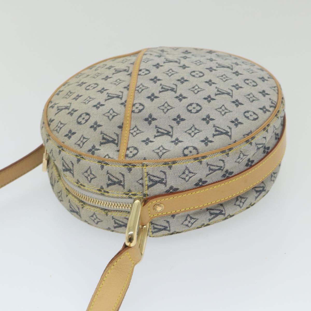 LOUIS VUITTON Monogram Mini Jeanne GM Shoulder Bag Blue M92000 LV Auth ar10834B