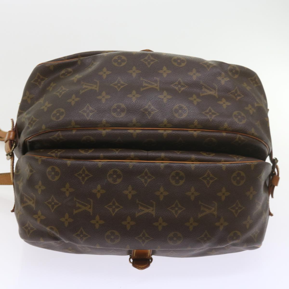 LOUIS VUITTON Monogram Saumur 35 Shoulder Bag M42254 LV Auth ar10836B