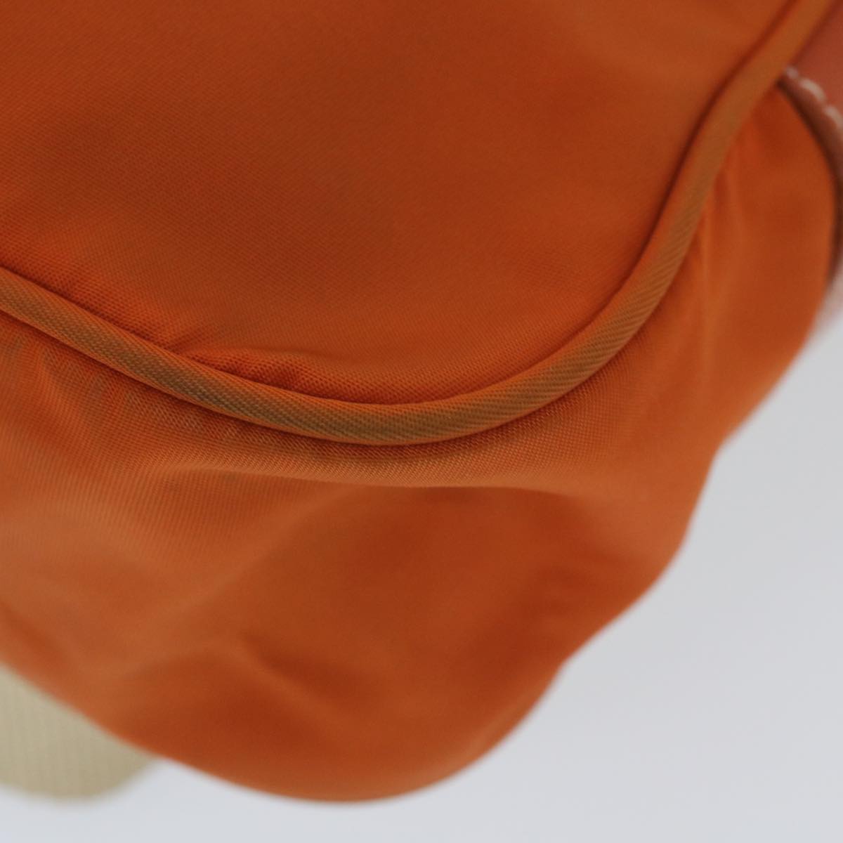 PRADA Shoulder Bag Nylon Orange Auth ar10865