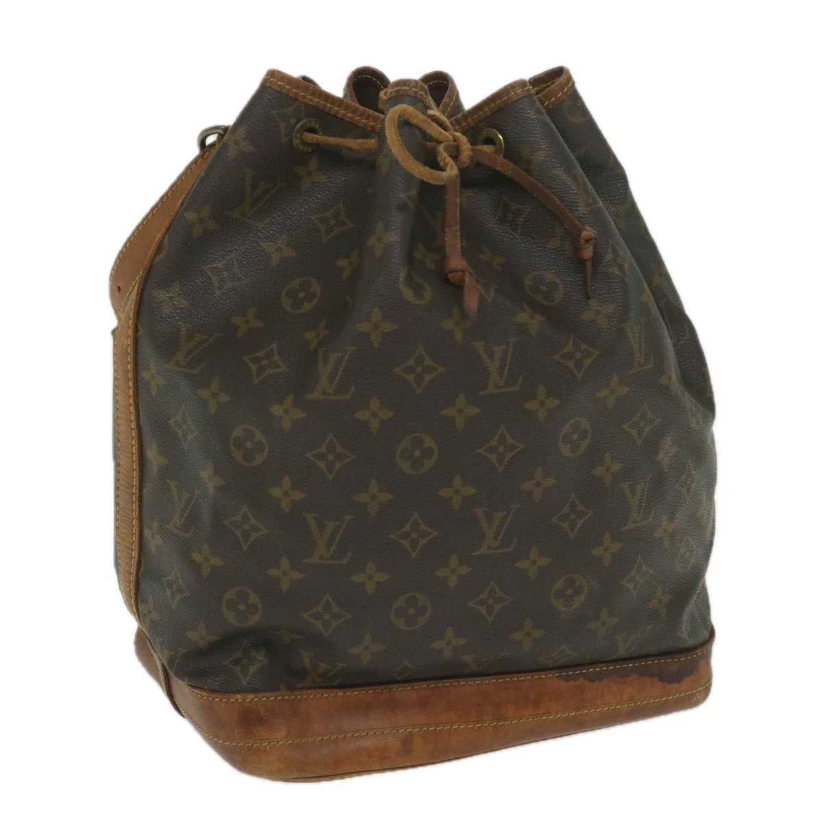 LOUIS VUITTON Monogram Noe Shoulder Bag M42224 LV Auth ar10873