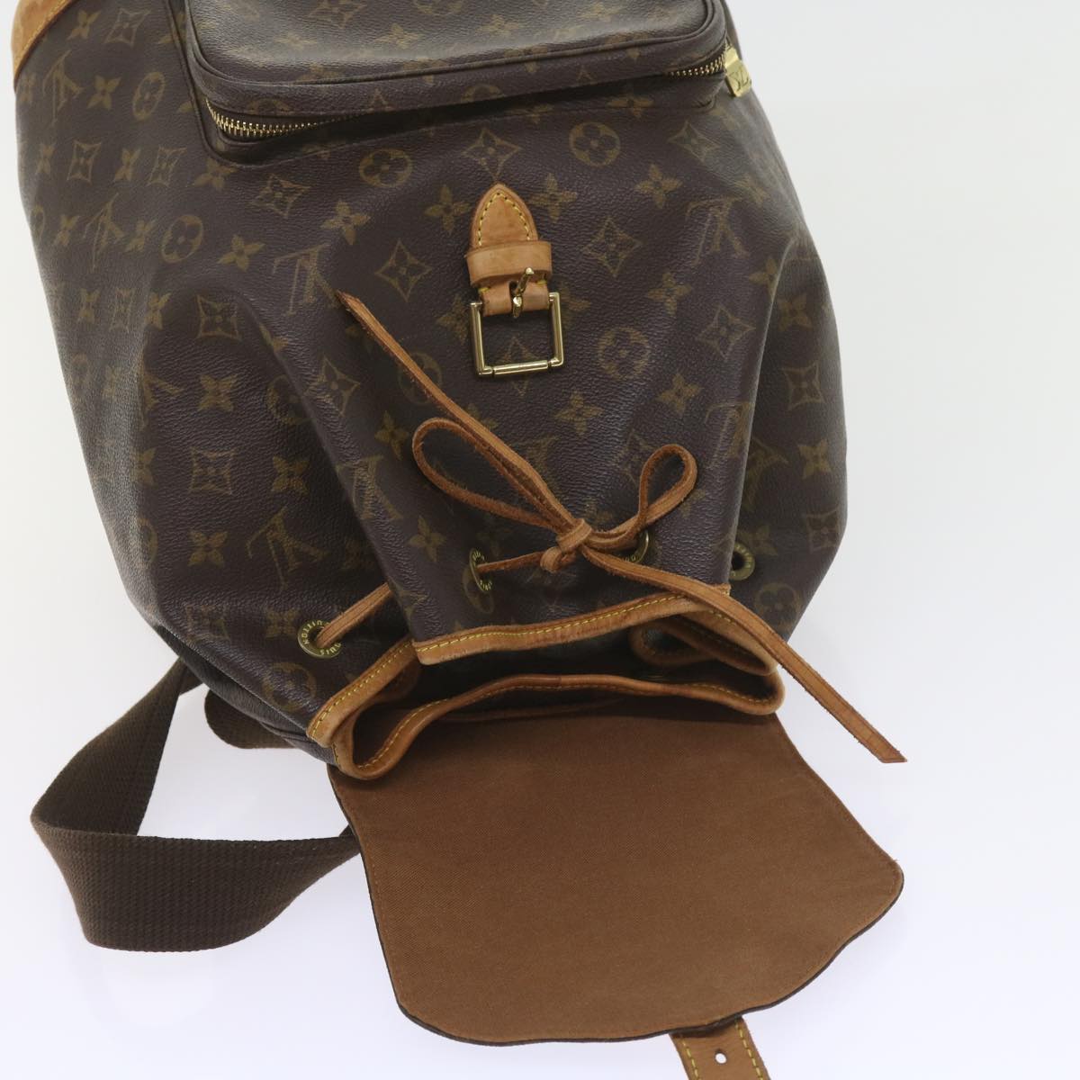 LOUIS VUITTON Monogram Montsouris GM Backpack M51135 LV Auth ar10888