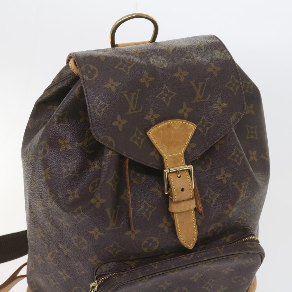 LOUIS VUITTON Monogram Montsouris GM Backpack M51135 LV Auth ar10888