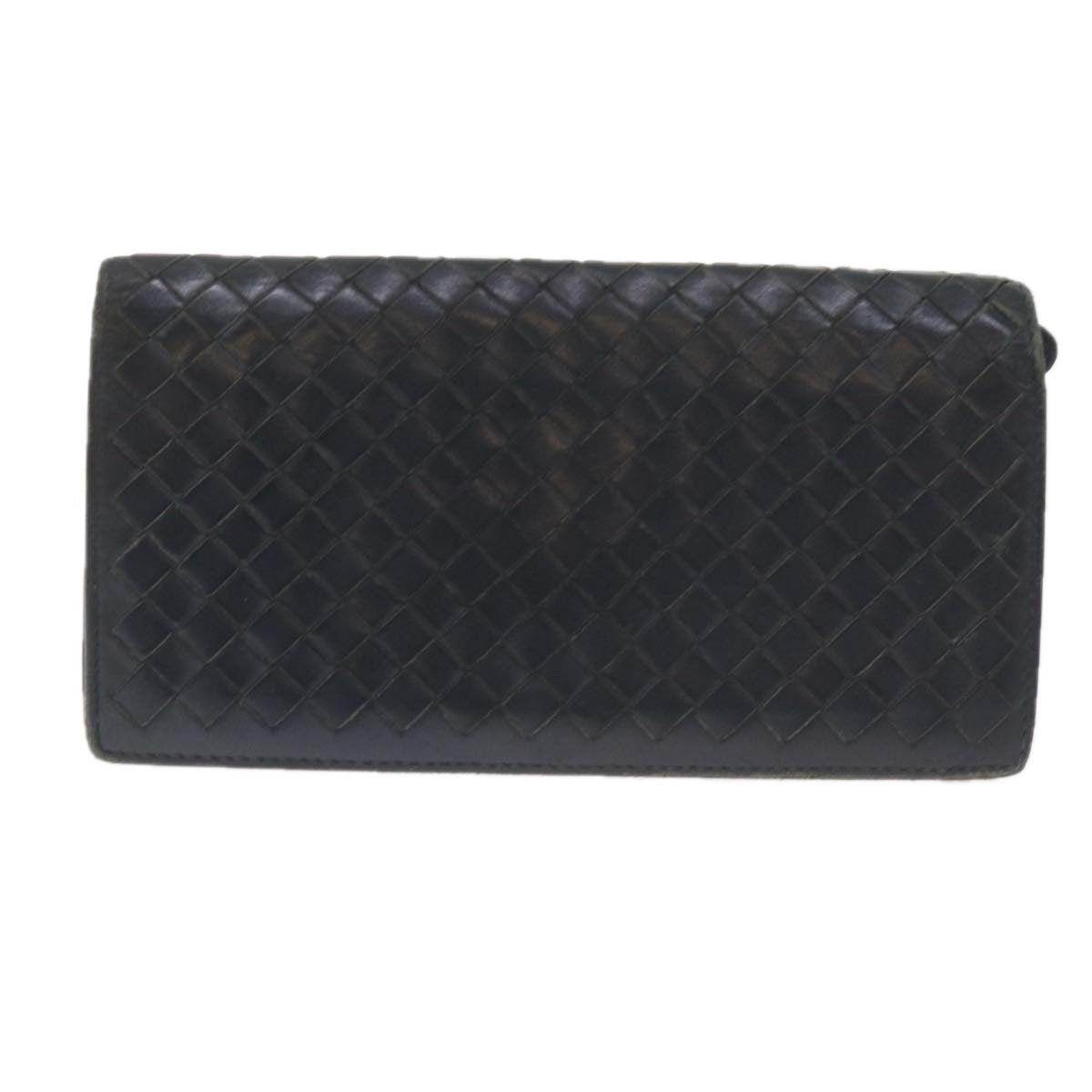BOTTEGA VENETA INTRECCIATO Wallet Leather 6Set Brown Black purple Auth ar10904 - 0