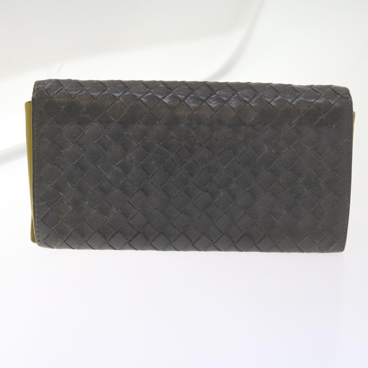 BOTTEGA VENETA INTRECCIATO Wallet Leather 6Set Brown Black purple Auth ar10904