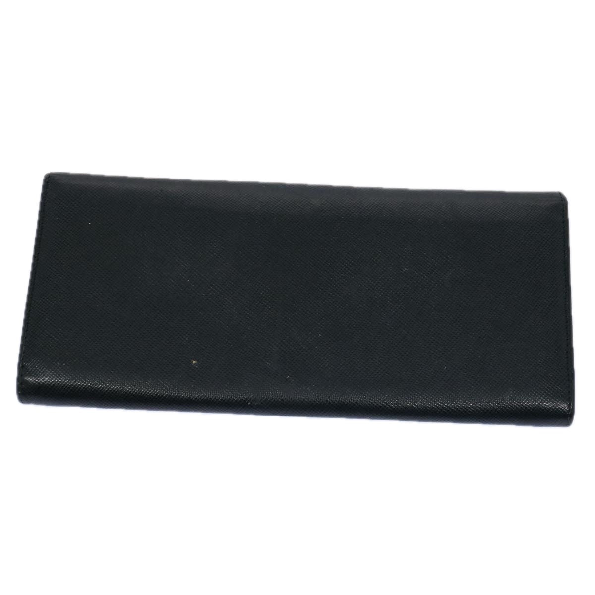 PRADA Wallet Leather 6Set Black Red Auth ar10913