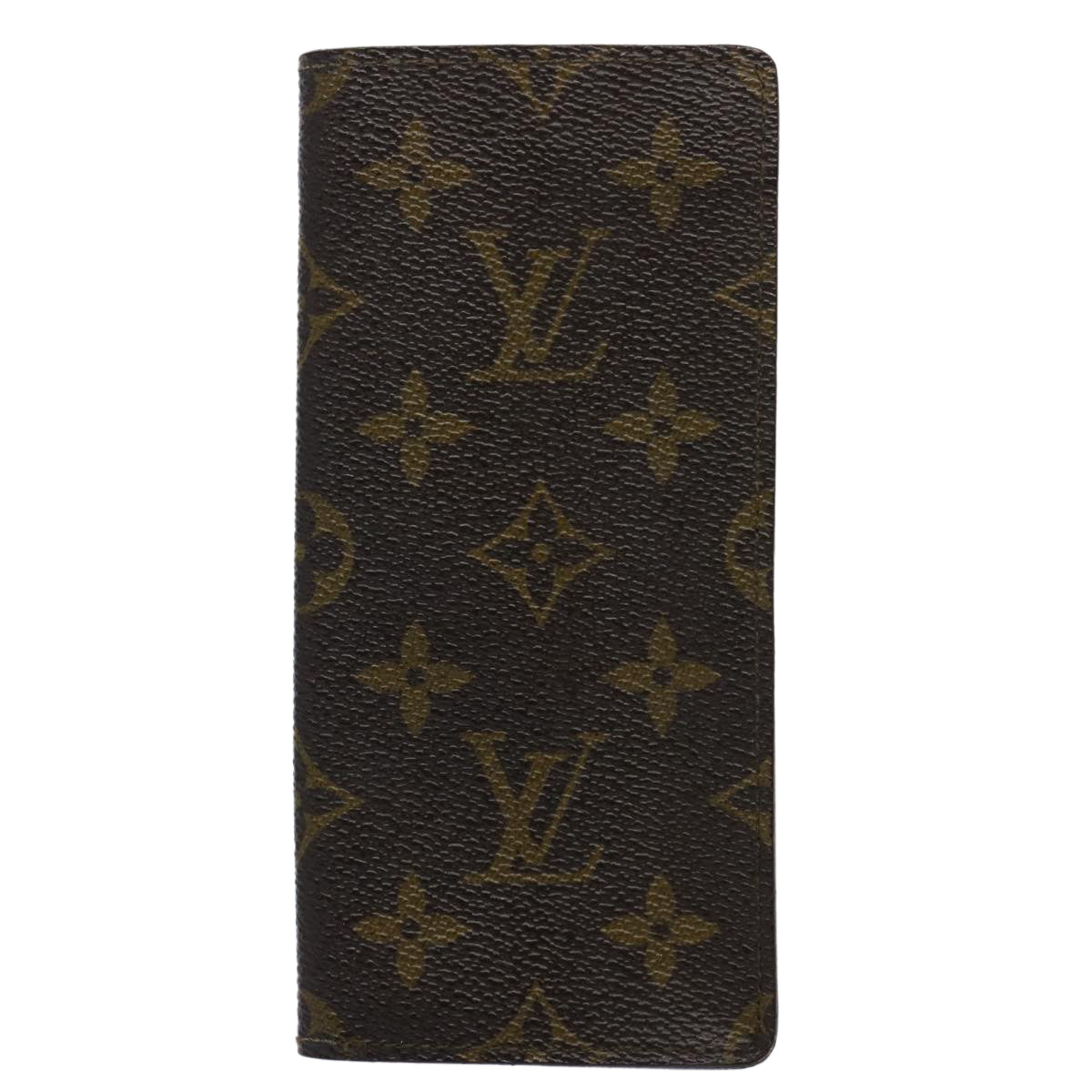 LOUIS VUITTON Monogram Etui Lunette Simple Case Vintage M62962 LV Auth ar10940