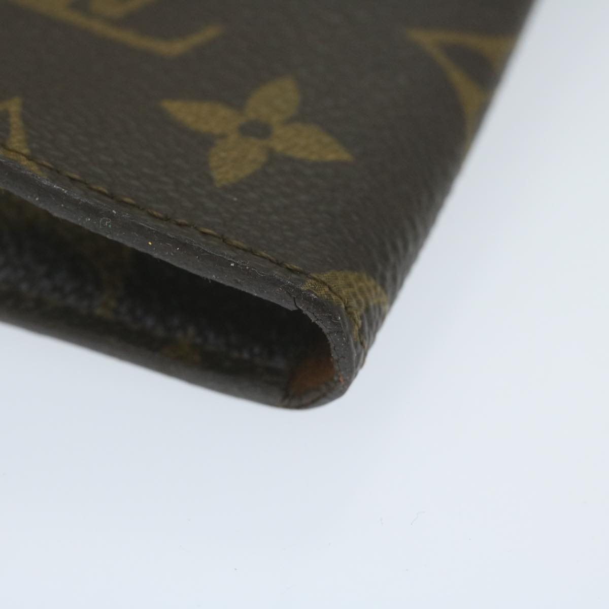 LOUIS VUITTON Monogram Etui Lunette Simple Case Vintage M62962 LV Auth ar10941