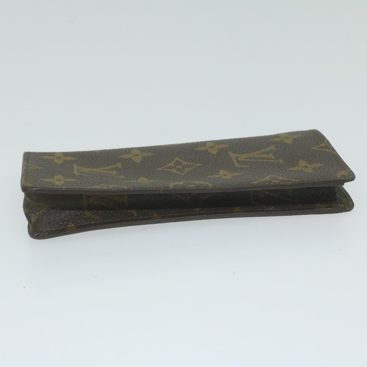 LOUIS VUITTON Monogram Etui Lunette Simple Case Vintage M62962 LV Auth ar10941