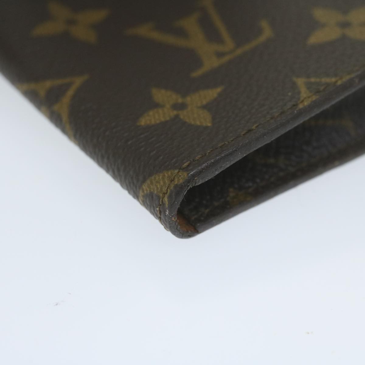 LOUIS VUITTON Monogram Etui Lunette Simple Case Vintage M62962 LV Auth ar10941