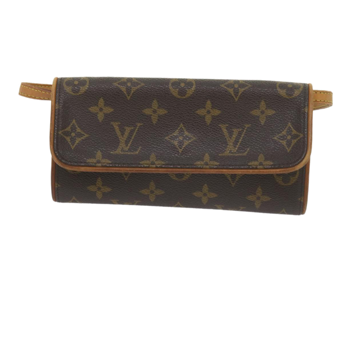 LOUIS VUITTON Monogram Pochette Twin PM Shoulder Bag M51854 LV Auth ar10953B