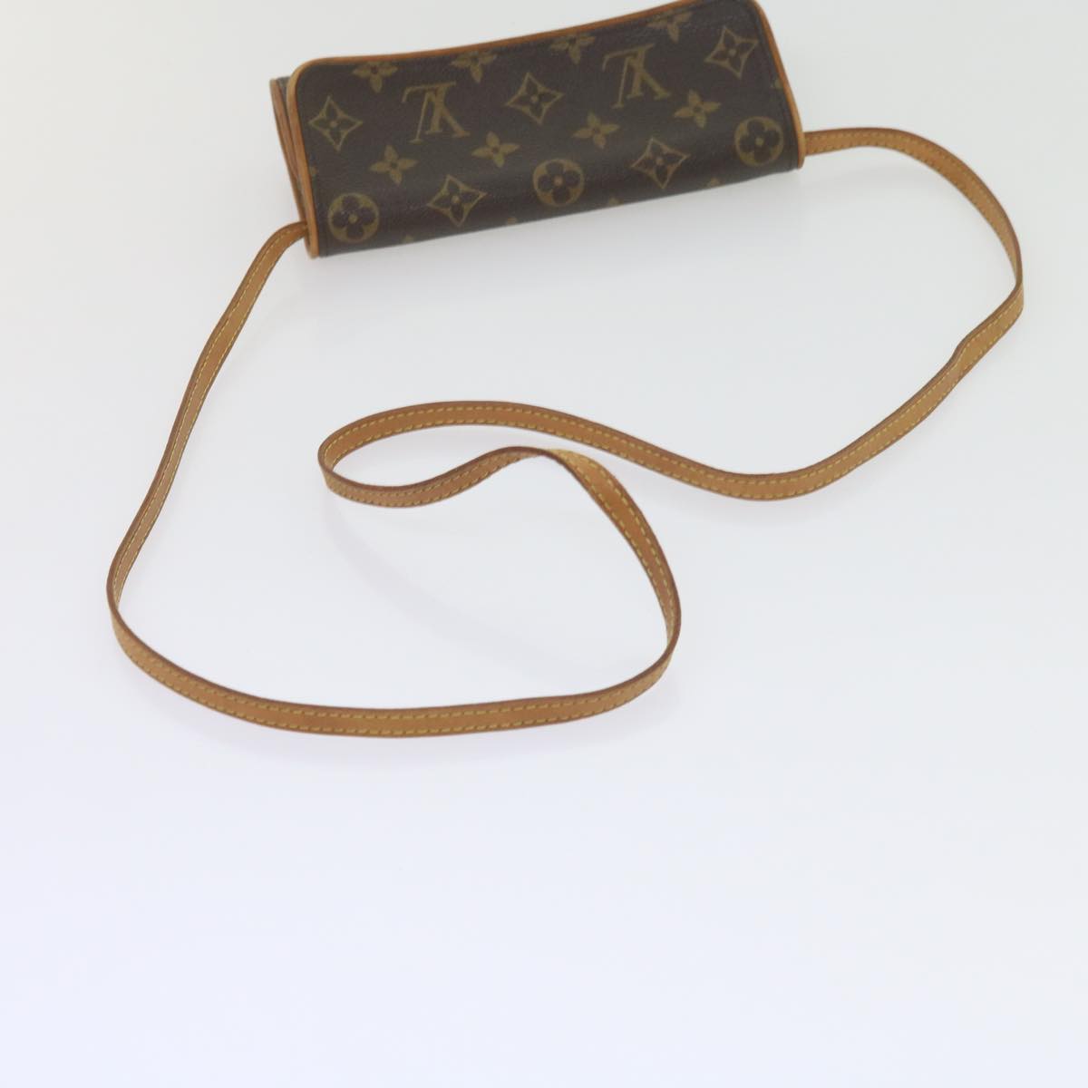 LOUIS VUITTON Monogram Pochette Twin PM Shoulder Bag M51854 LV Auth ar10953B