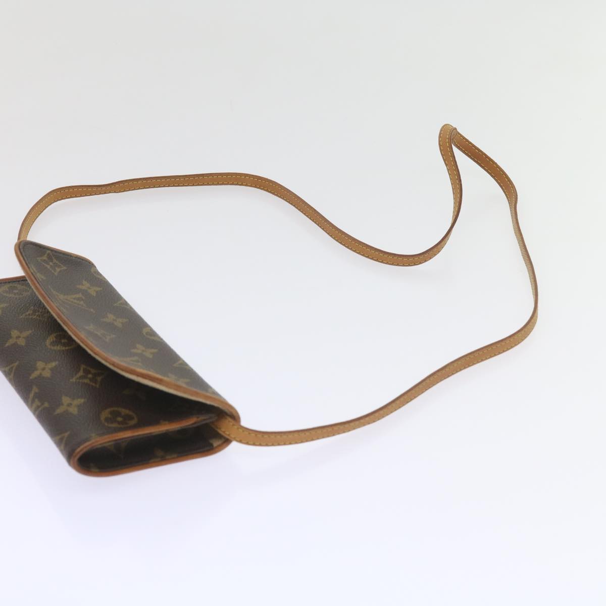 LOUIS VUITTON Monogram Pochette Twin PM Shoulder Bag M51854 LV Auth ar10953B