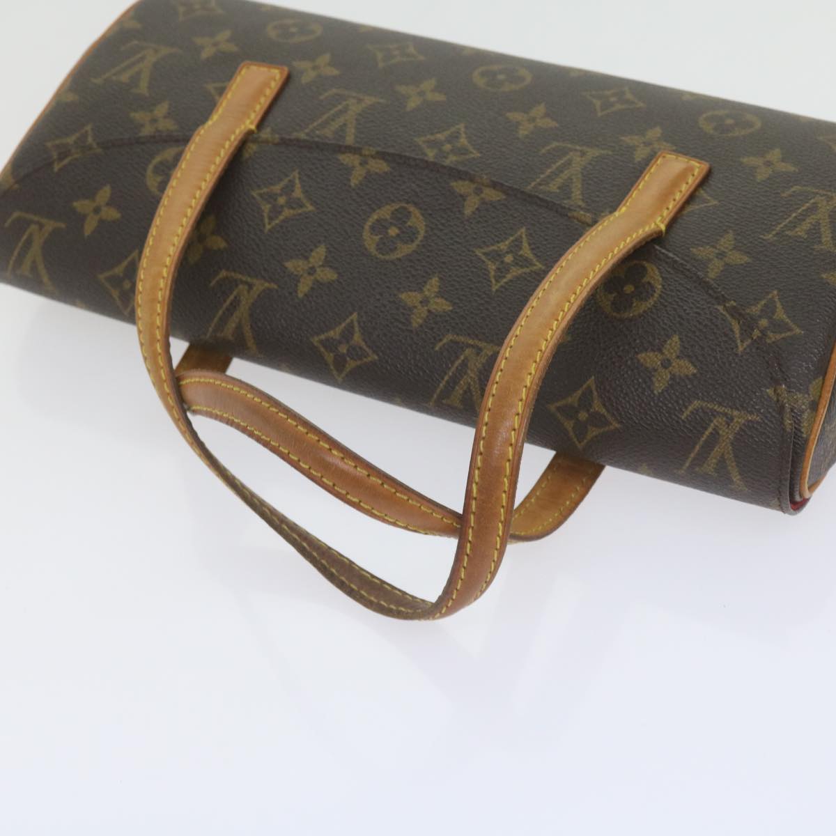 LOUIS VUITTON Monogram Sonatine Hand Bag M51902 LV Auth ar10957B