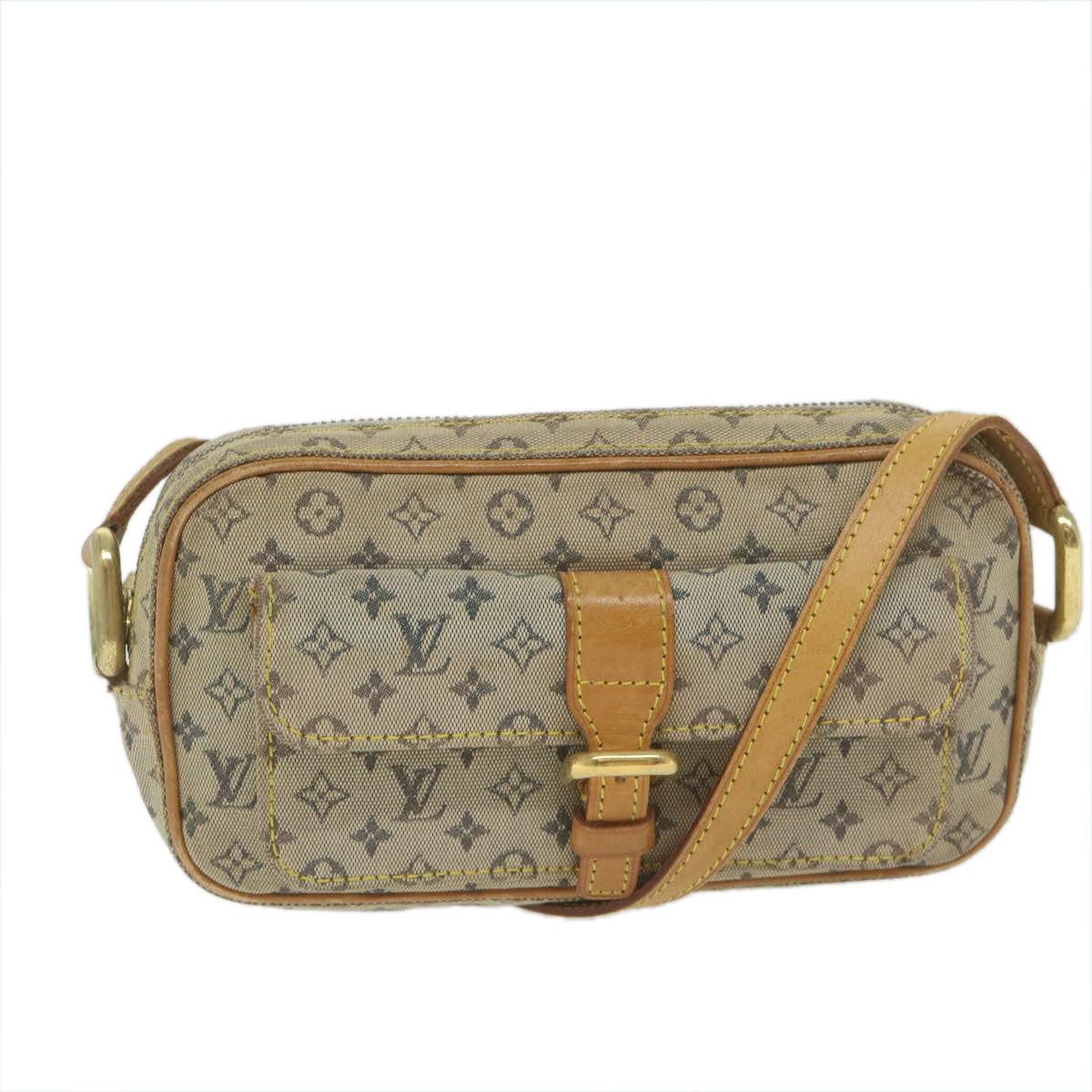 LOUIS VUITTON Monogram Mini Juliet MM Shoulder Bag Blue M92004 LV Auth ar10971B