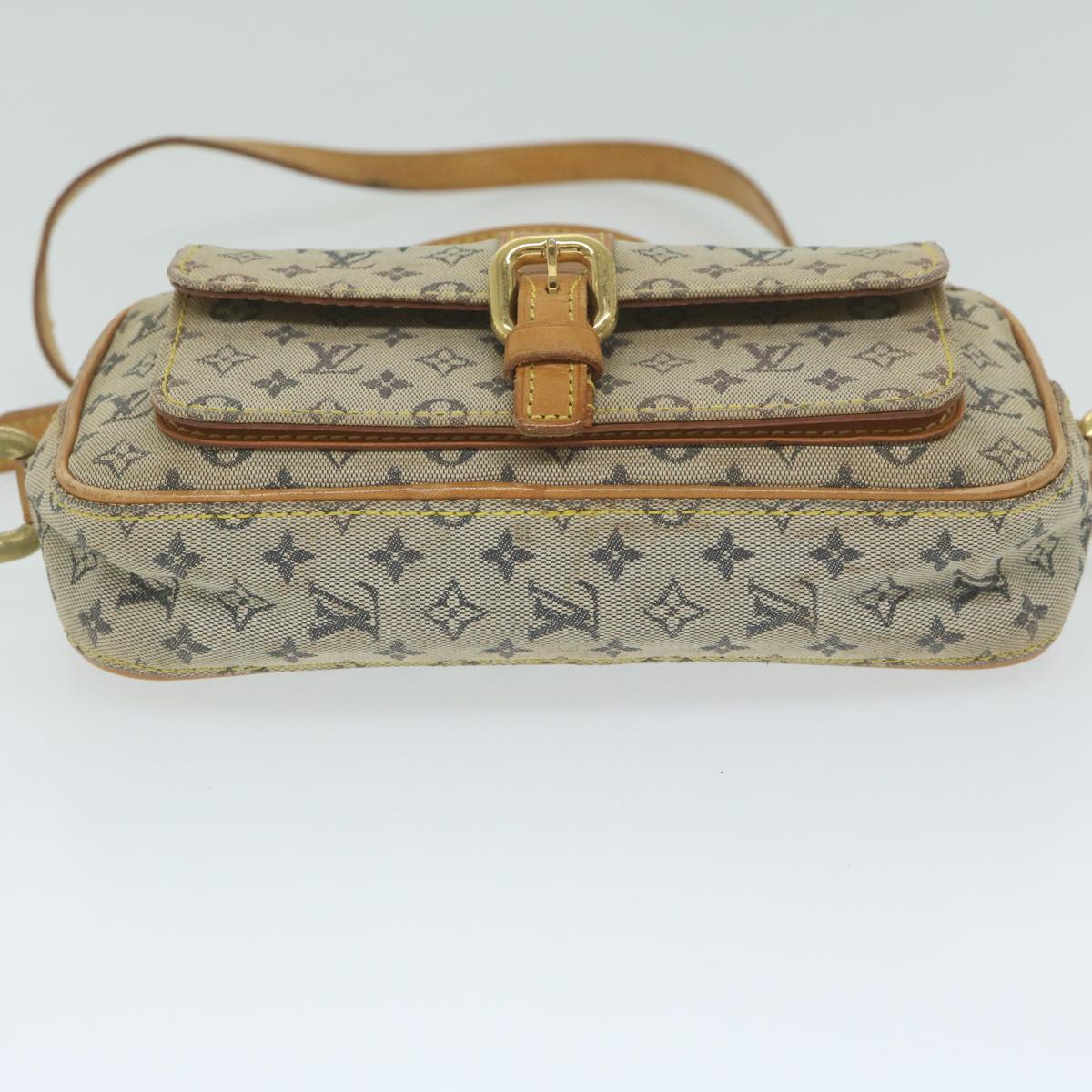 LOUIS VUITTON Monogram Mini Juliet MM Shoulder Bag Blue M92004 LV Auth ar10971B