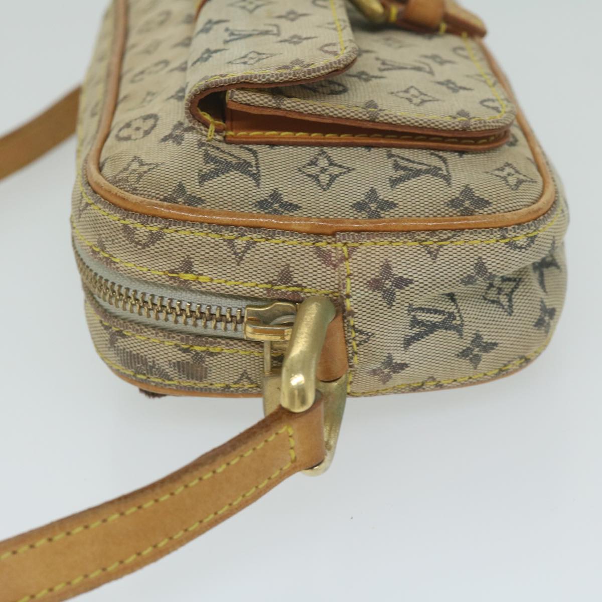 LOUIS VUITTON Monogram Mini Juliet MM Shoulder Bag Blue M92004 LV Auth ar10971B