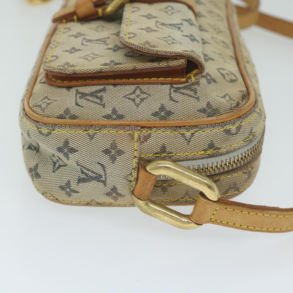 LOUIS VUITTON Monogram Mini Juliet MM Shoulder Bag Blue M92004 LV Auth ar10971B