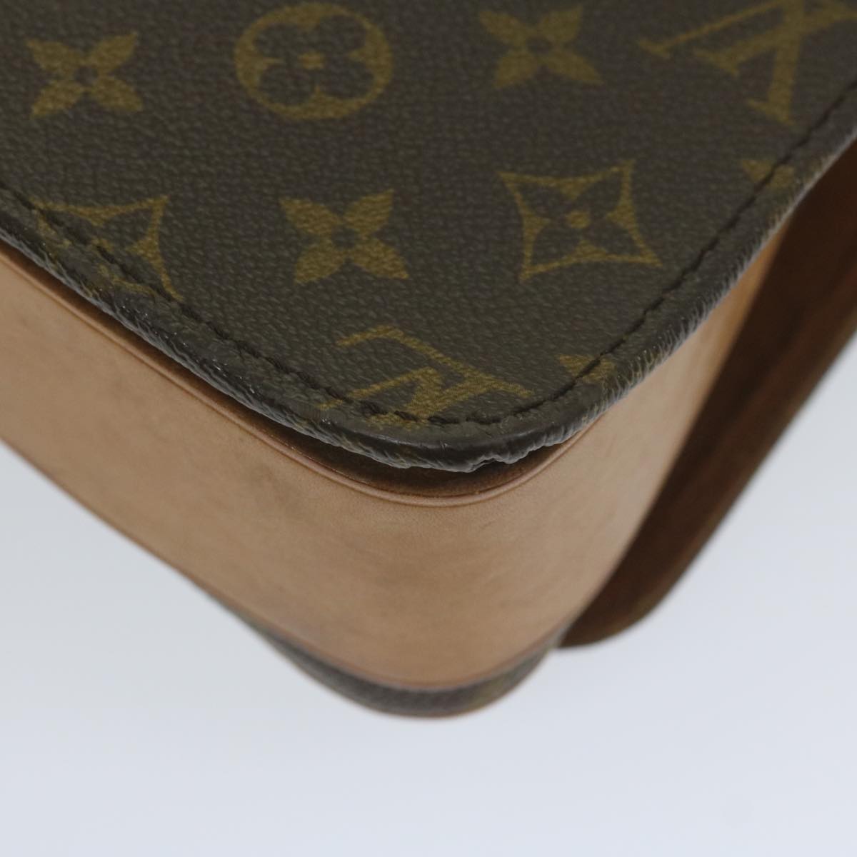 LOUIS VUITTON Monogram Cartouchiere GM Shoulder Bag Vintage M51252 Auth ar10976B